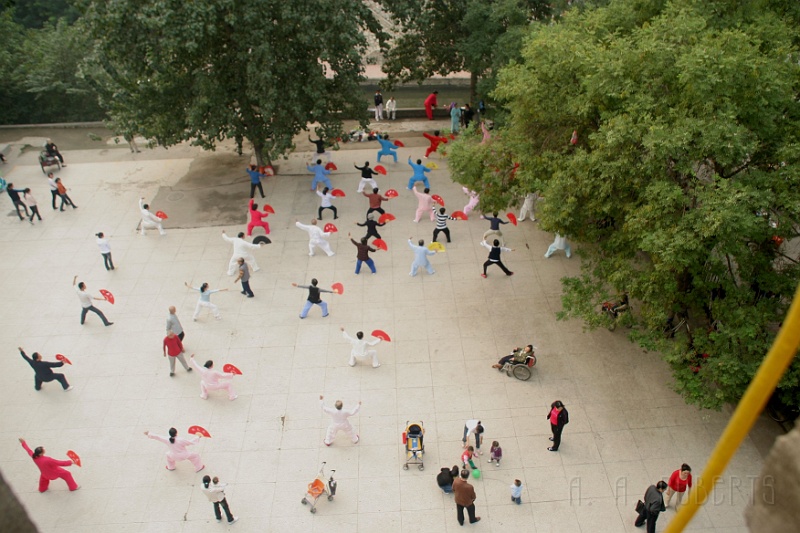 fan4.jpg - One of these guys dressed in white was very obviously a martial artist.