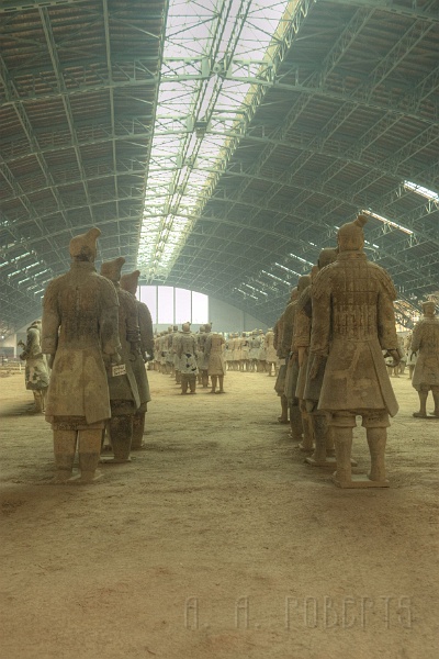 x26.jpg - This is the back of the soldier reconstruction area.  Reconstruction work still goes on here.  Archeologists have a permanent gig here.