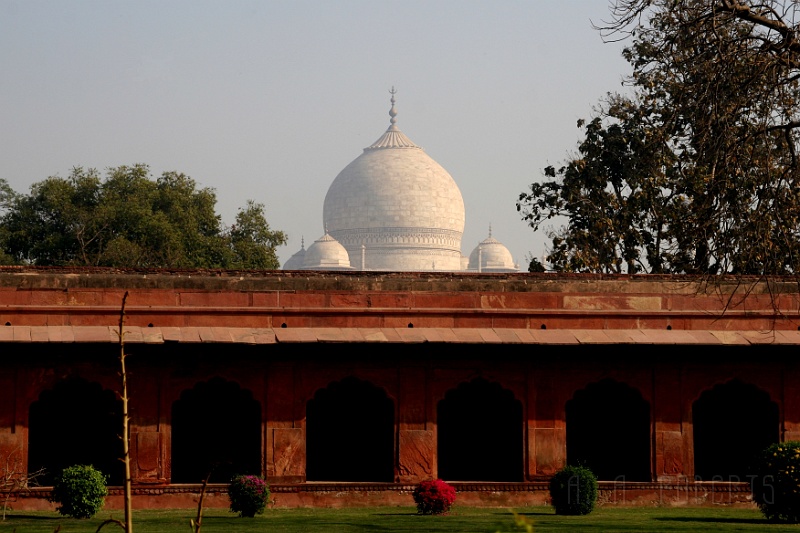 IMG_5954.JPG - As you approach the gate you see the fabled dome rise out of the early morning haze like a dream...