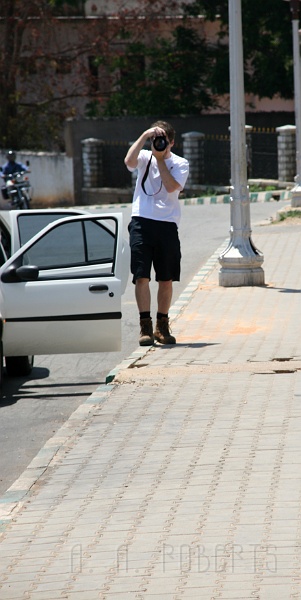 IMG_5572.JPG - but not before a little dueling camera action with my friend and coworker Andy!