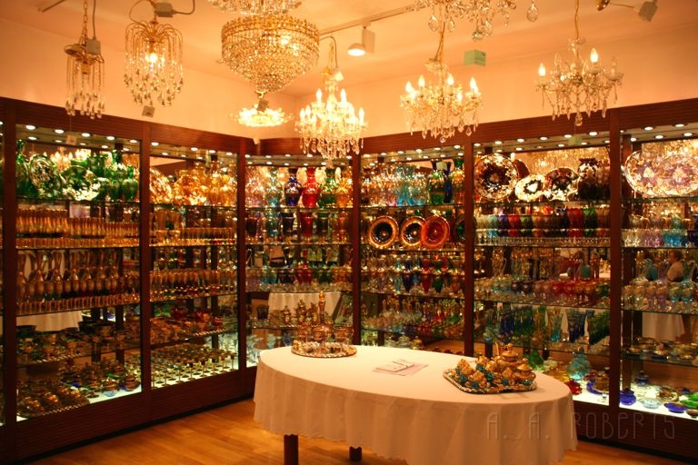 IMG_3435.jpg - We took a side trip to Murano.  This is what a store of Murano glass looks like.  There will be more on this later.